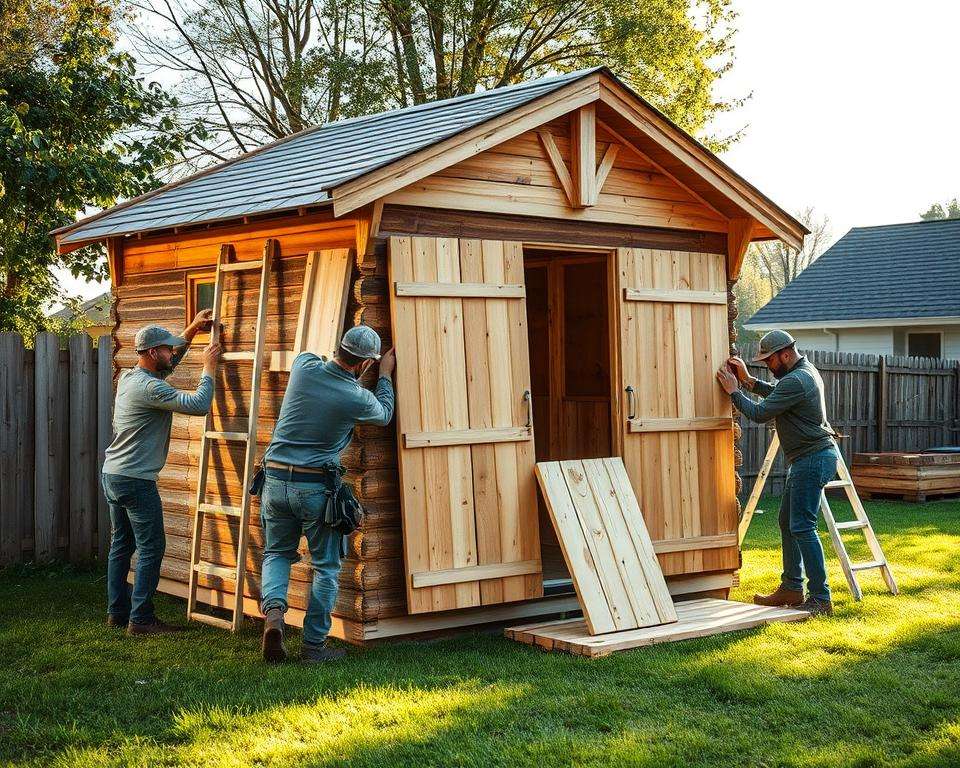 Abbau Gartenhaus Abbau Gartenhaus