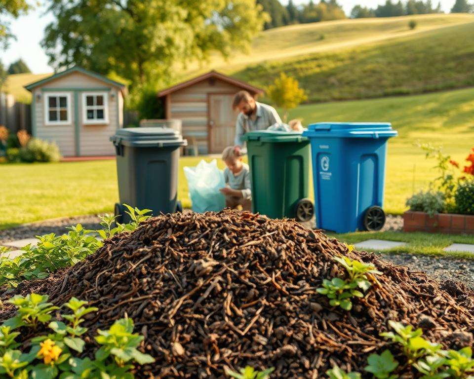 Abfallentsorgung im Garten