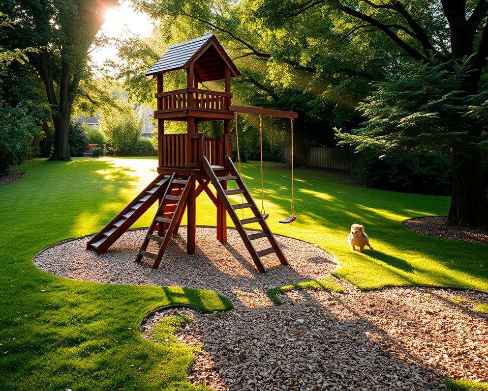 Abwägung Weichheit Stabilität Spielturm Untergrund