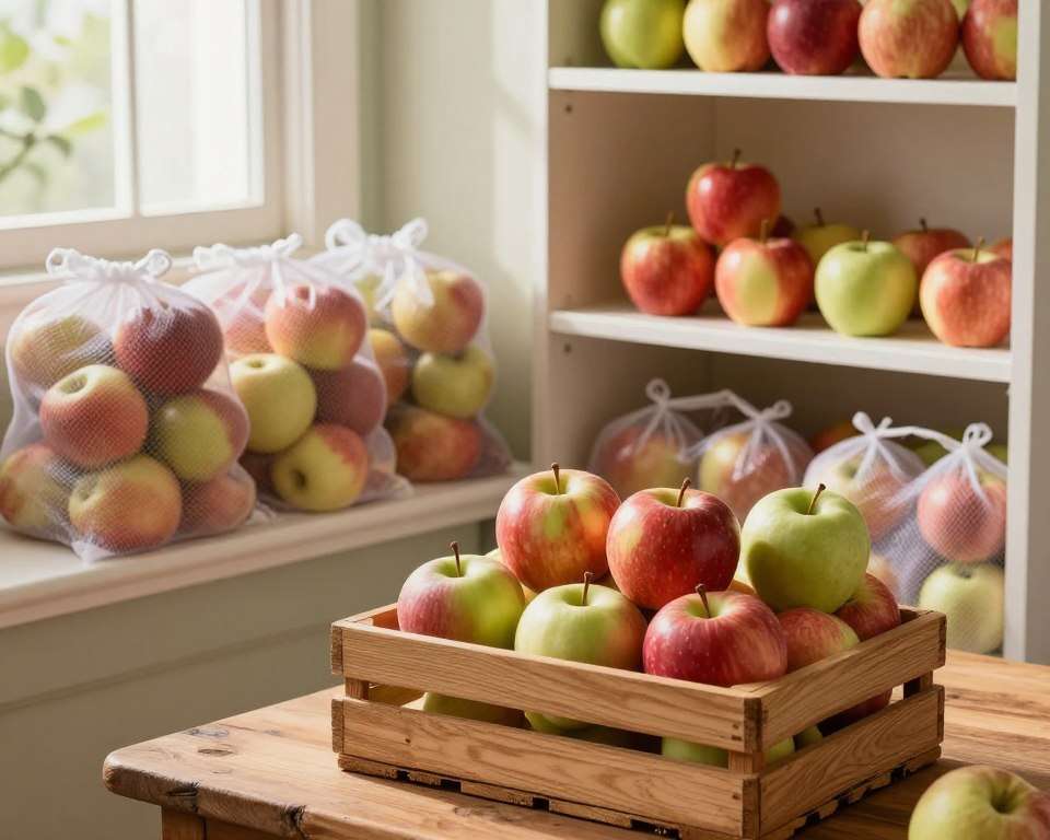 Äpfel Lagerungsmethoden