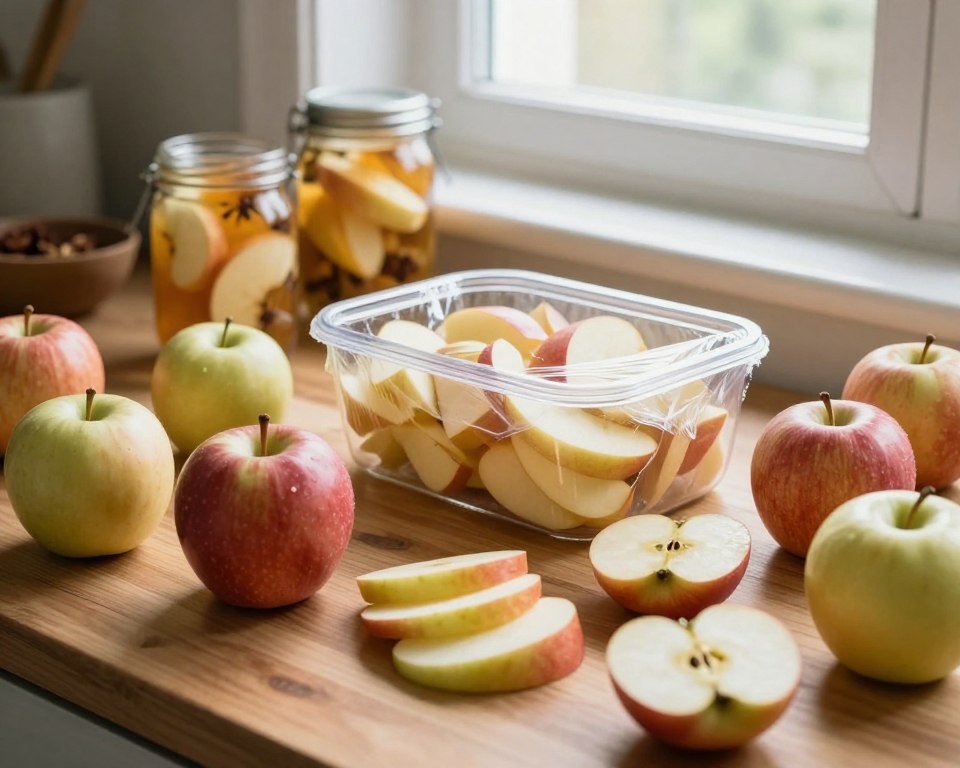 Äpfel einfrieren und konservieren