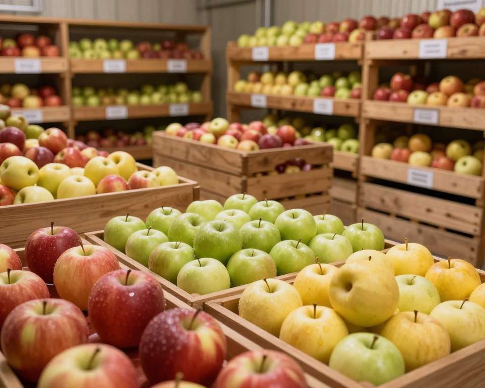 Äpfel getrennt lagern Ethylengas