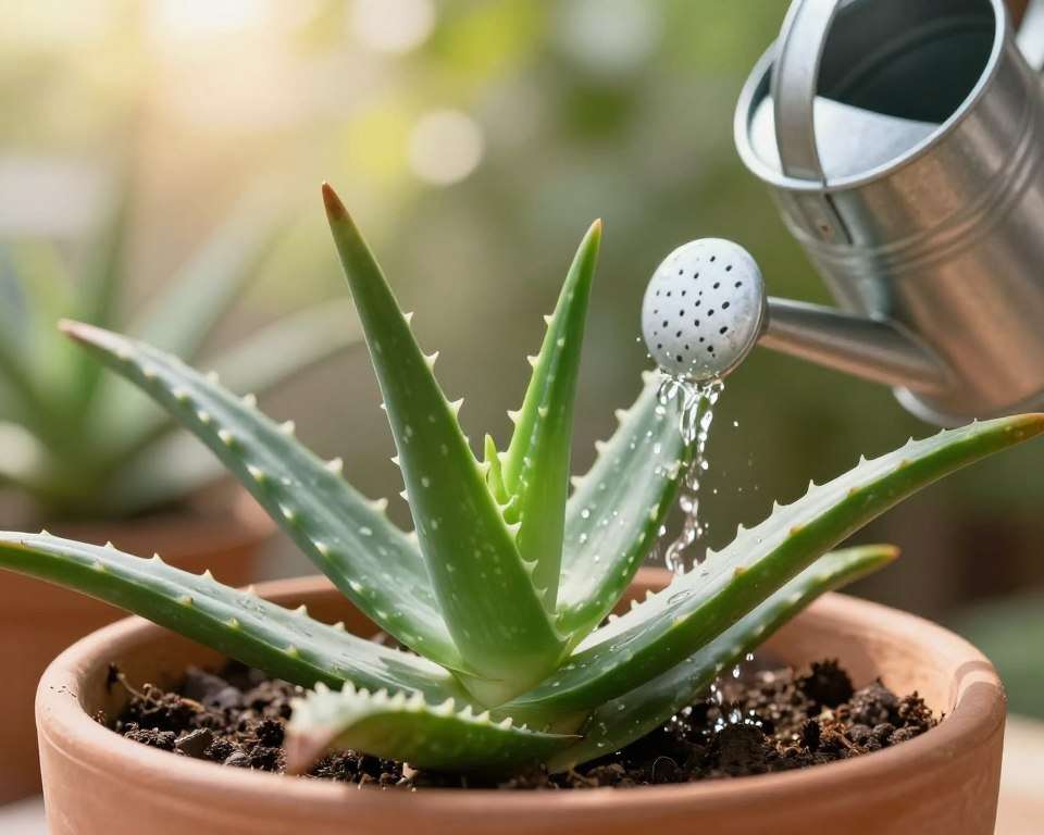 Aloe Vera Bewässerung
