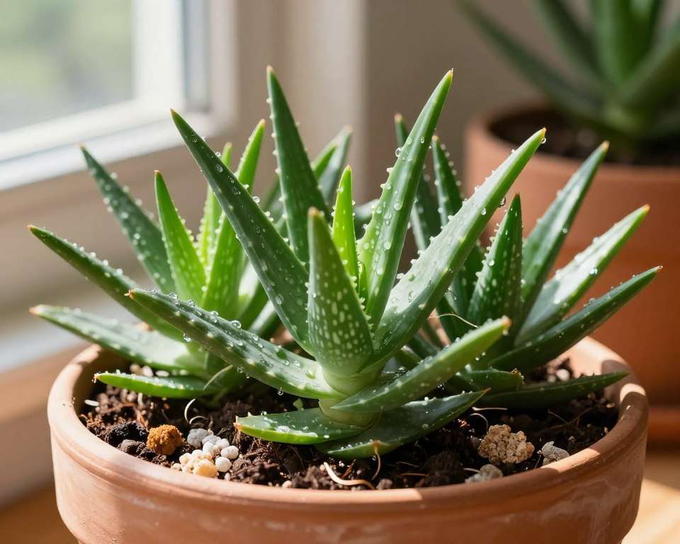 Aloe Vera Erde Zusammensetzung Aloe Vera Erde Zusammensetzung