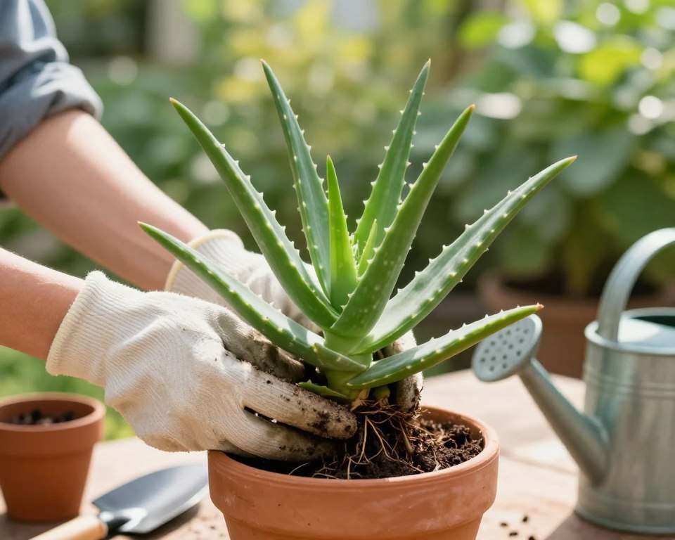 Aloe Vera Umtopfen Aloe Vera Umtopfen