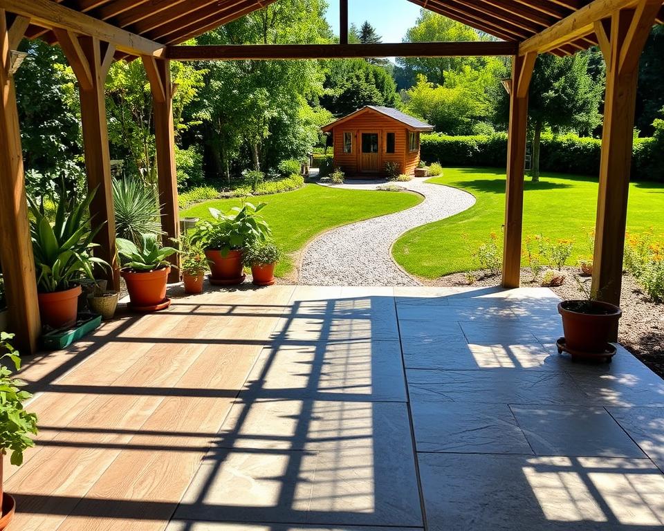 Alternative Bodenbeläge für Gartenhäuser