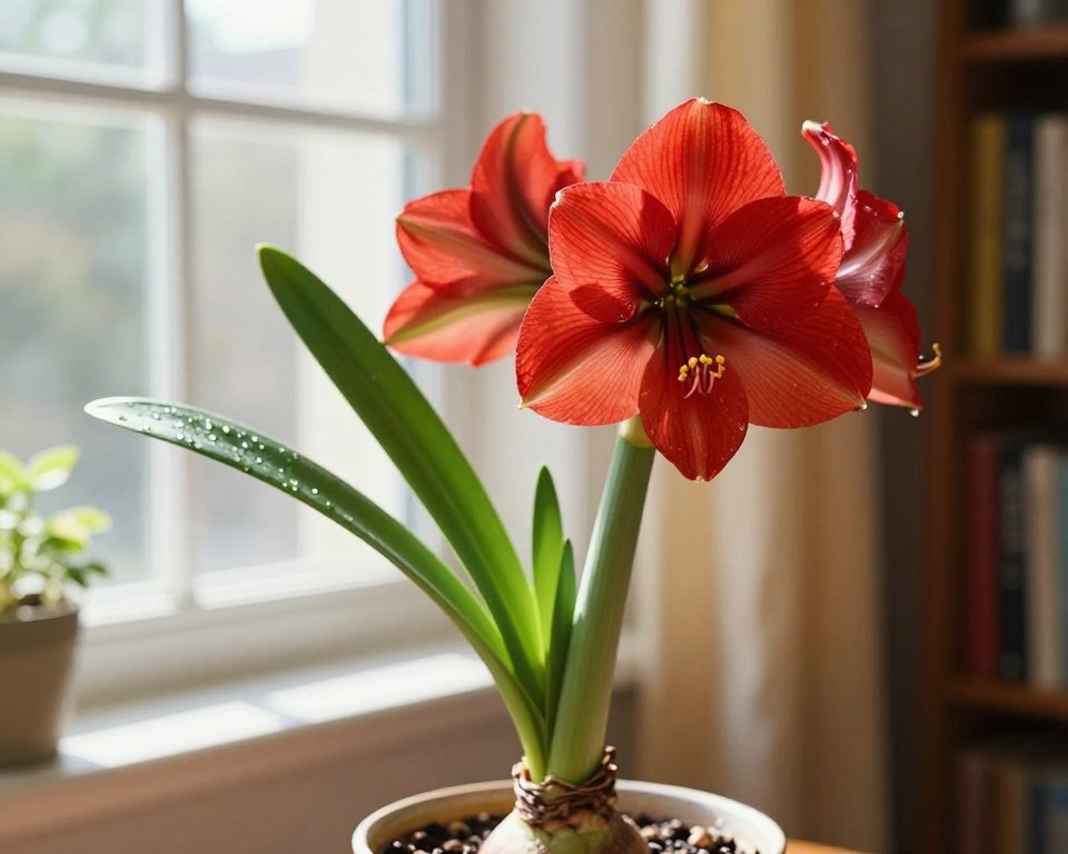 Amaryllis Wiederbelebung nach der Winterruhe