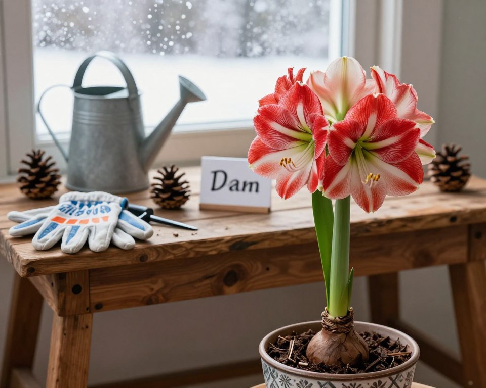 Amaryllis Wintervorbereitung