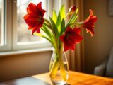 Amaryllis im Glas