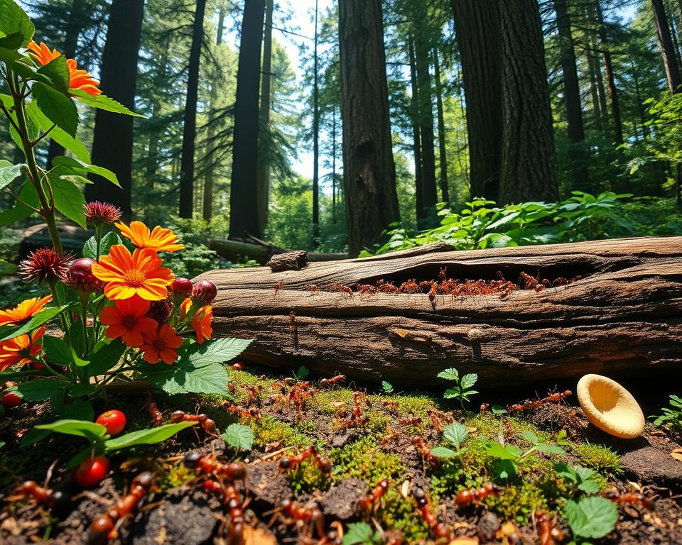 Ameisen Nahrungsquellen in der Natur