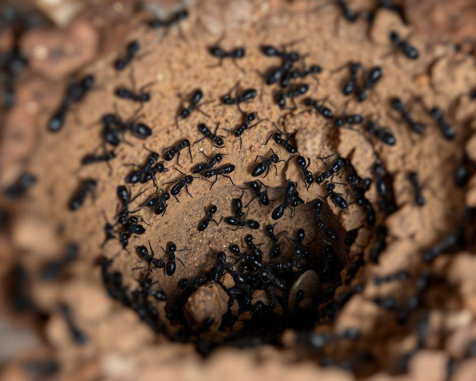 Ameisen Nest Struktur