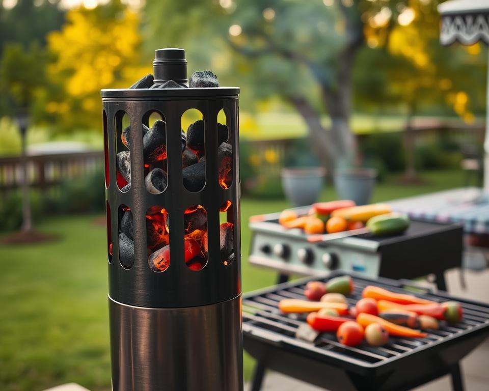 Anzündkamin für perfektes Grillvergnügen Anzündkamin für perfektes Grillvergnügen