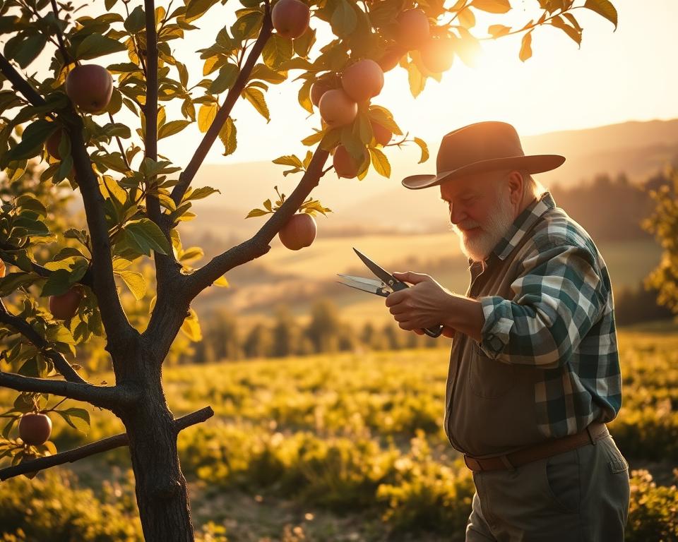 Apfelbaum Schnittzeit