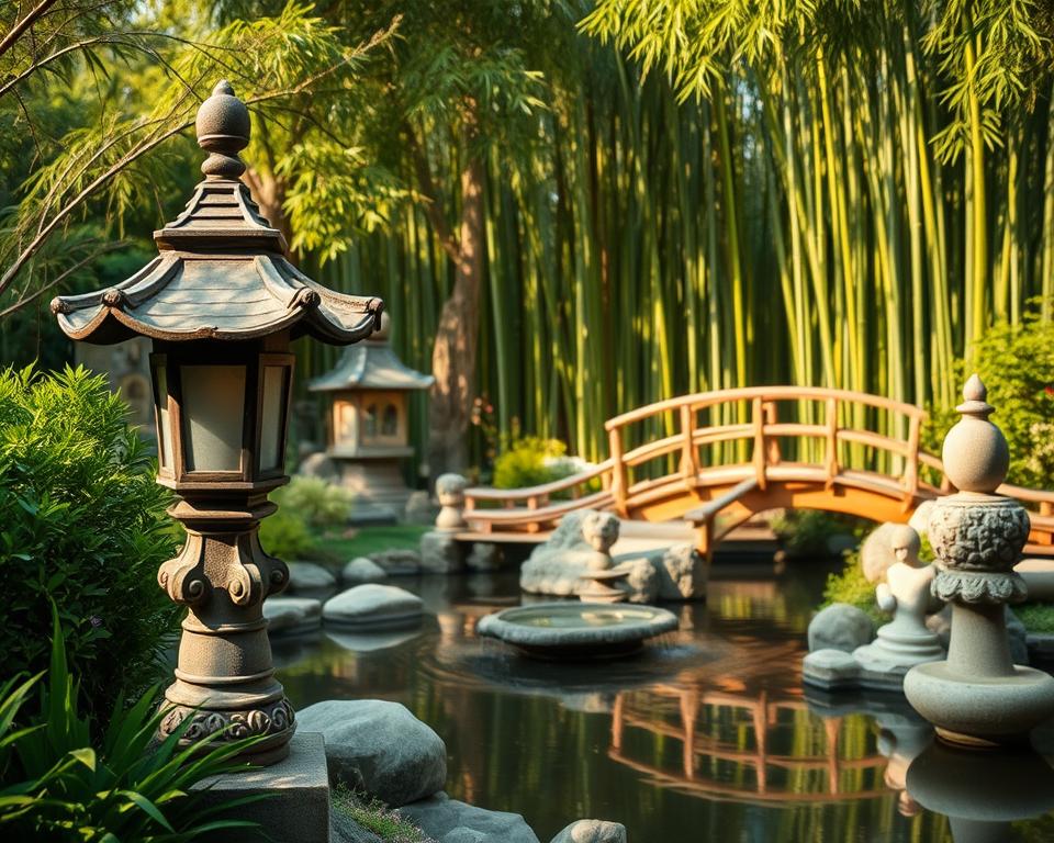 Asiatische Garten Accessoires