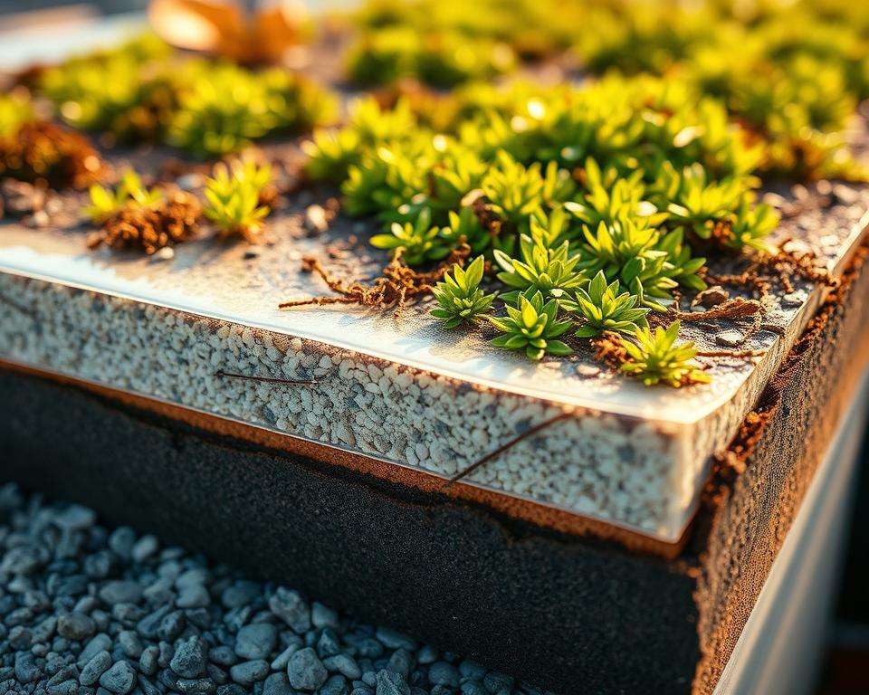 Aufbau Drainageschicht Gründach Aufbau Drainageschicht Gründach