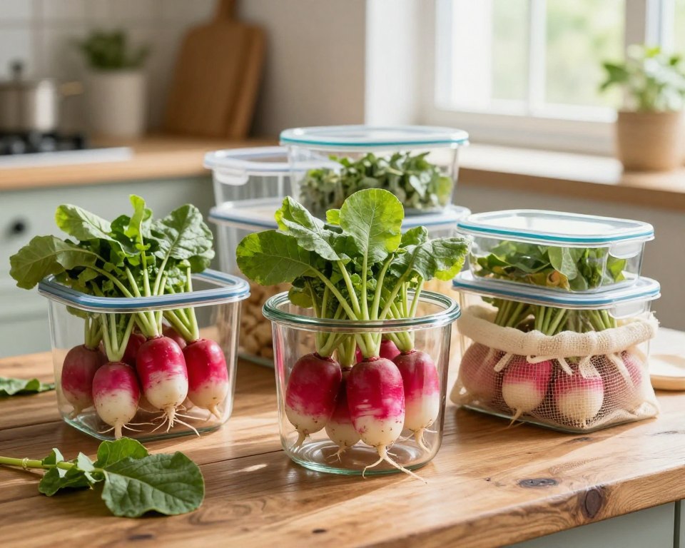 Aufbewahrungsbehälter für Radieschen