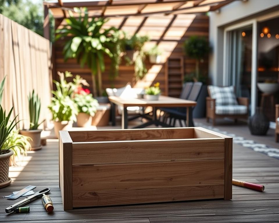 Aufbewahrungsbox für die Terrasse bauen – DIY Anleitung