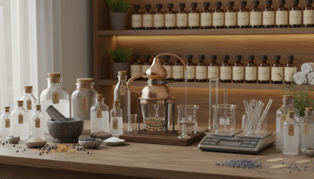 Ausrüstung für ätherische Öle Ausrüstung für ätherische Öle