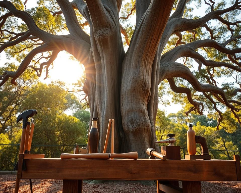 Australische Buloke Holztradition