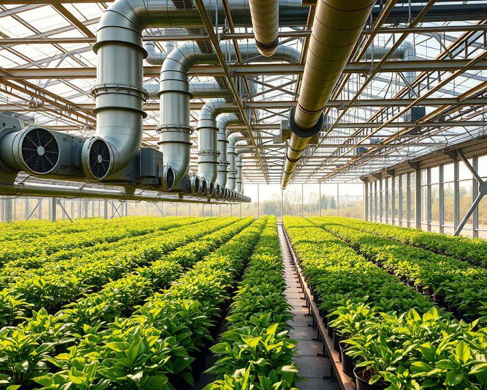 Automatische Belüftungssysteme im Gewächshaus
