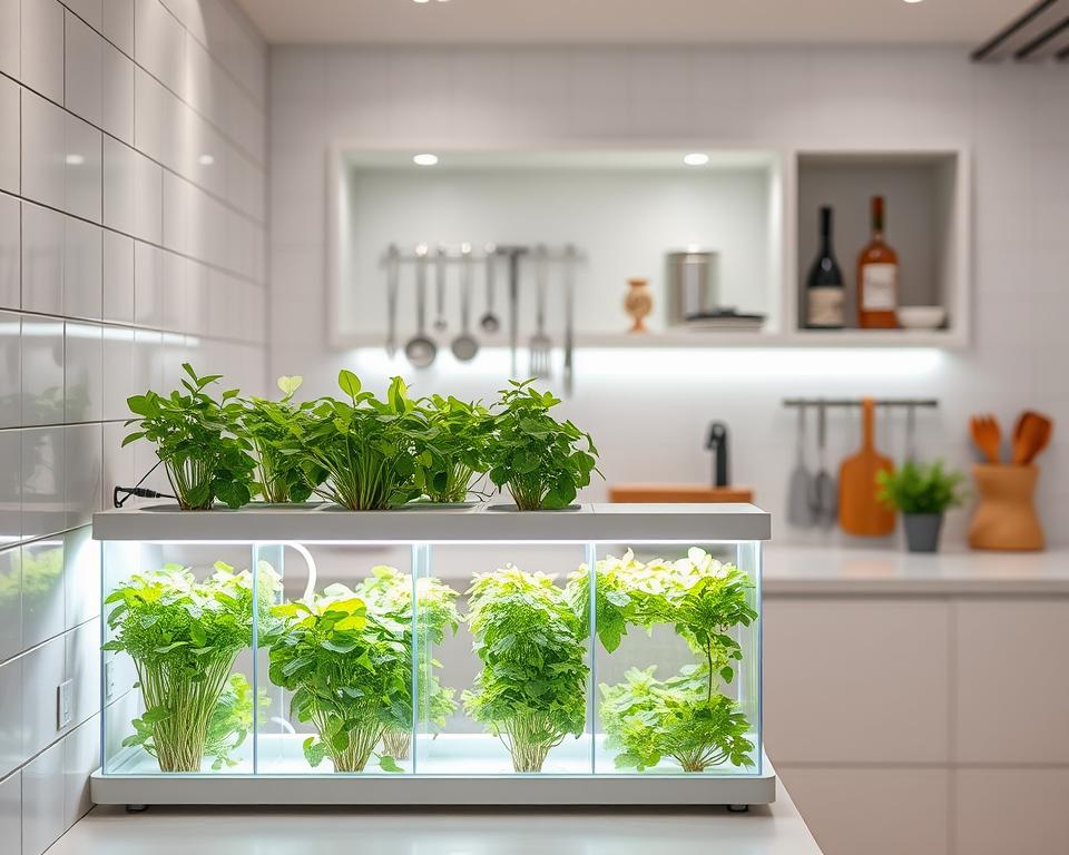 Automatische Bewässerung Hydroponik Küche