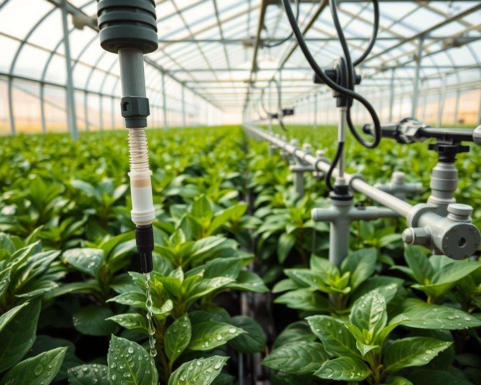 Automatische Bewässerungssysteme im Gewächshaus