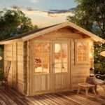 B-Ware Alpholz Gartenhaus Palermo - Ohne Schutz-Imprägnierung|3x3m|Rabatt:40%