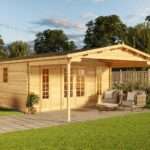 B-Ware Gartenhaus Nyborg-44 ISO|8x5m|Rabatt:35%