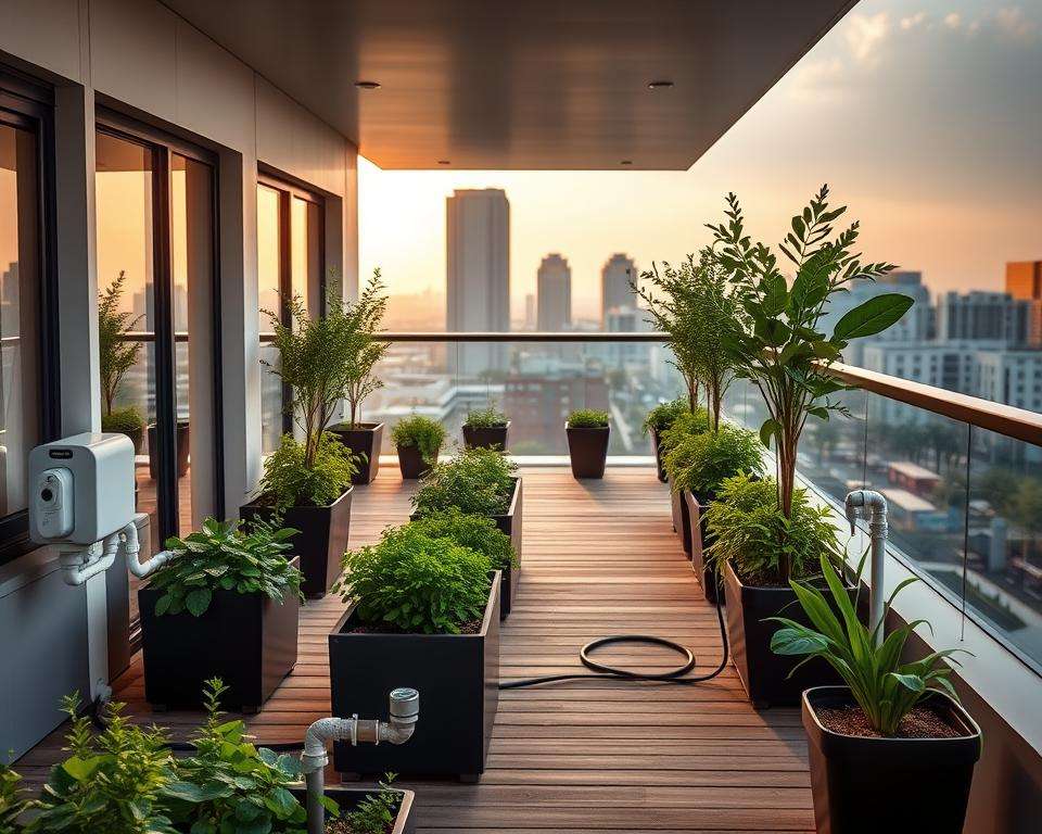 Balkon Bewässerungssystem