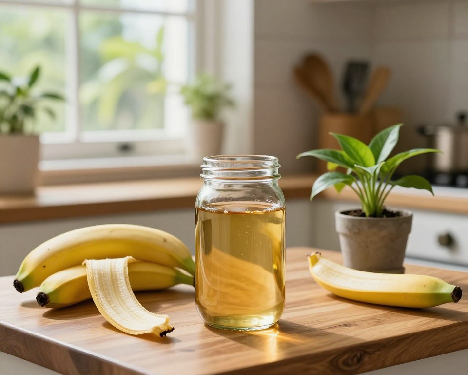 Bananenschalenwasser Herstellung