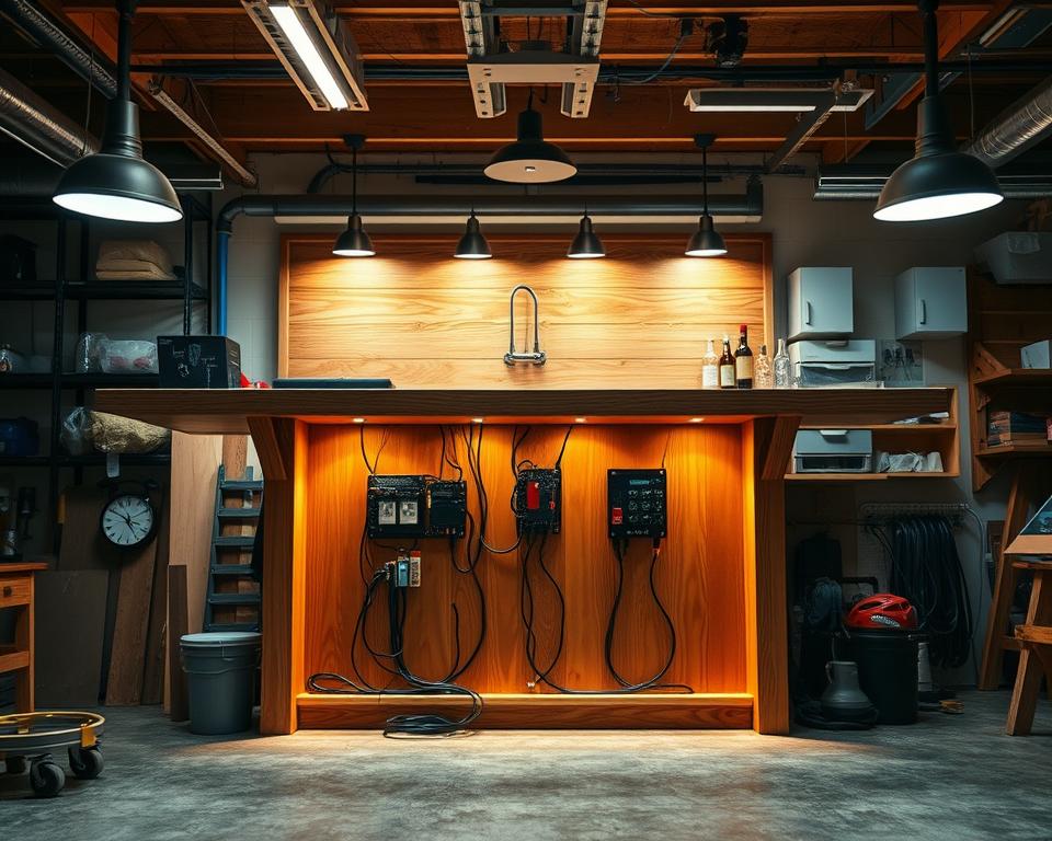 Bar selber bauen Elektroinstallation