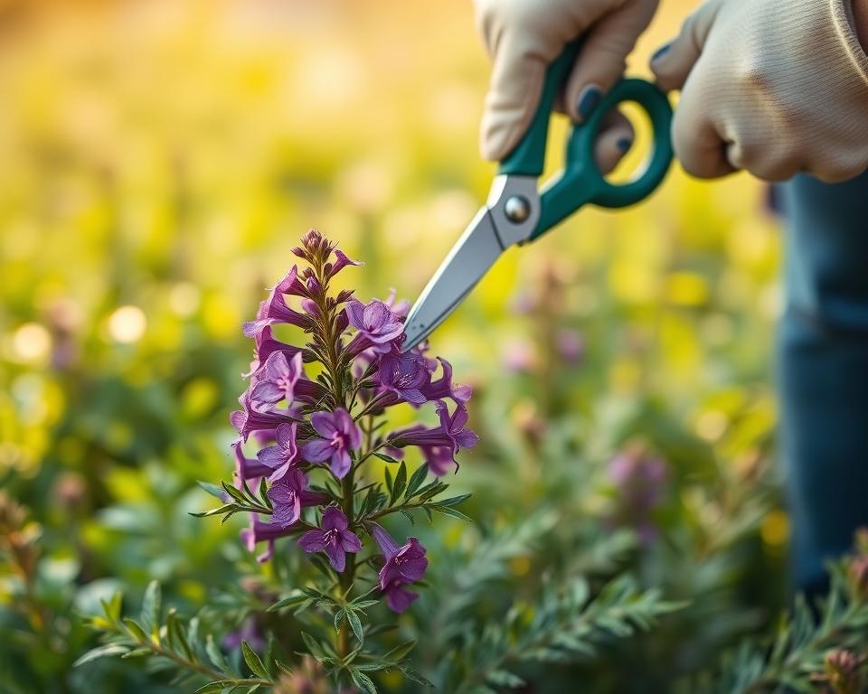 Bartblume Schnitt Anleitung