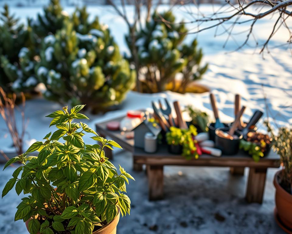 Basilikum Wintervorbereitung Tipps