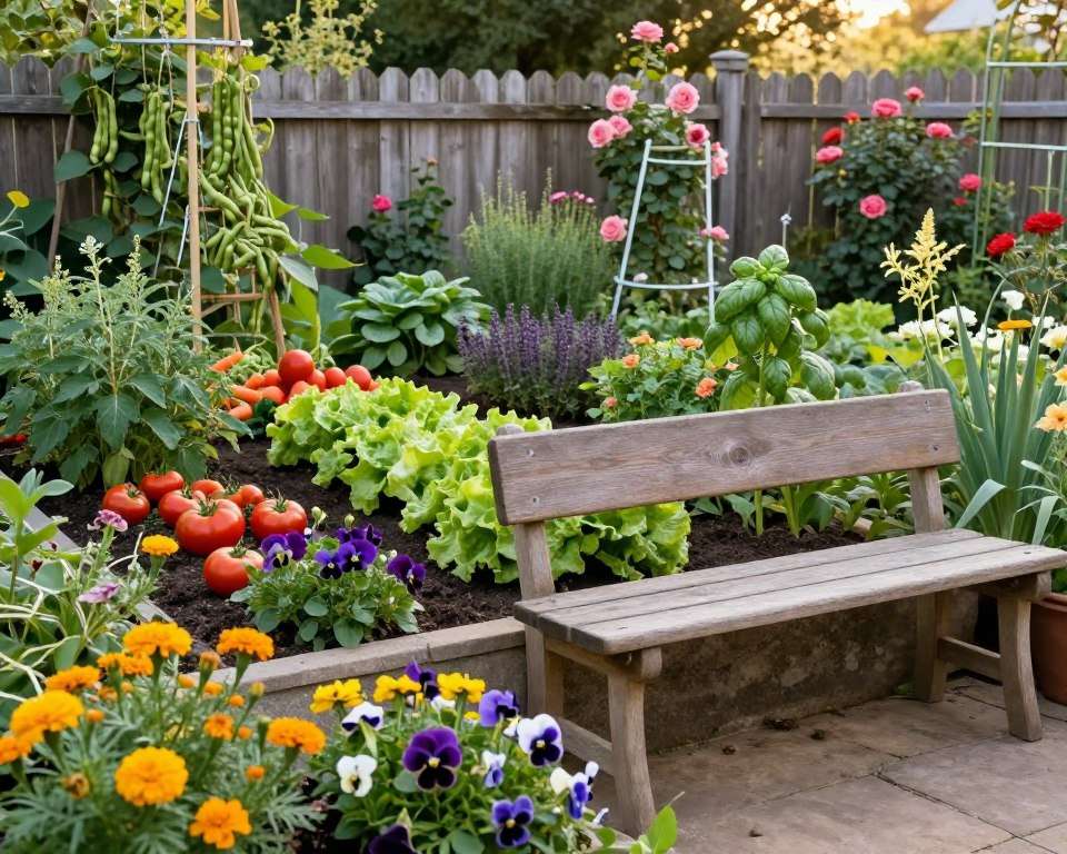 Bauerngarten Gestaltung klassisch