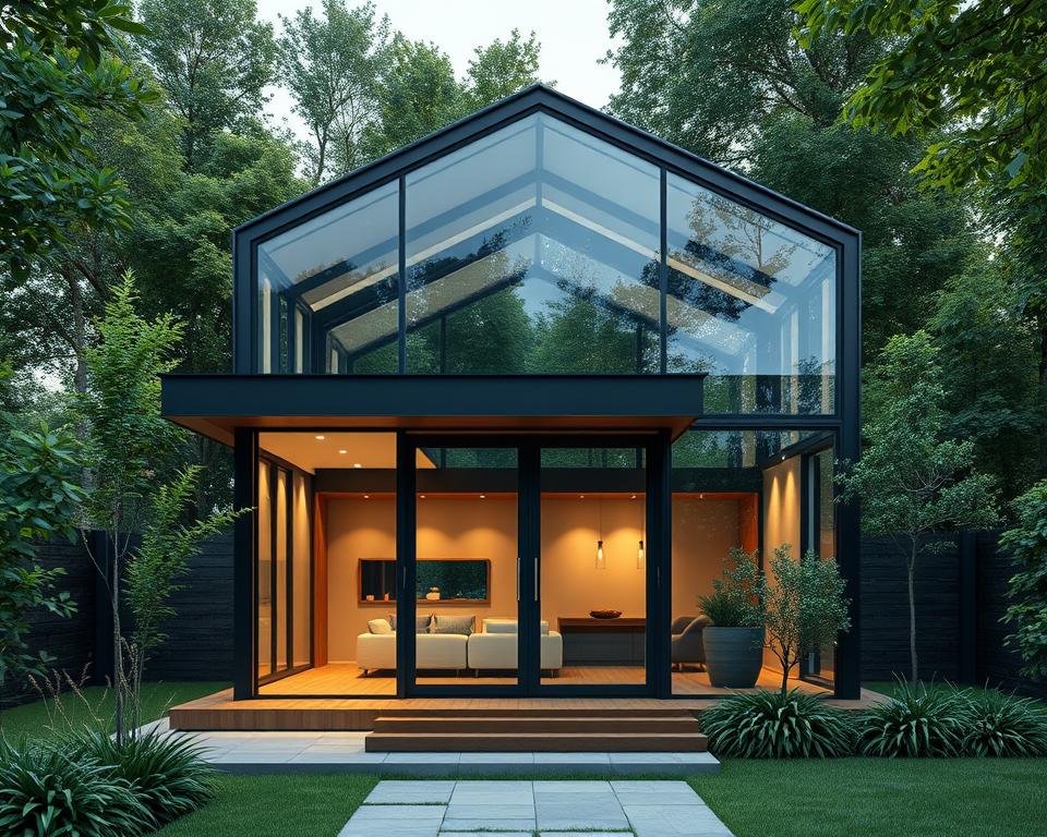 Baugenehmigung Glasgartenhaus Planung