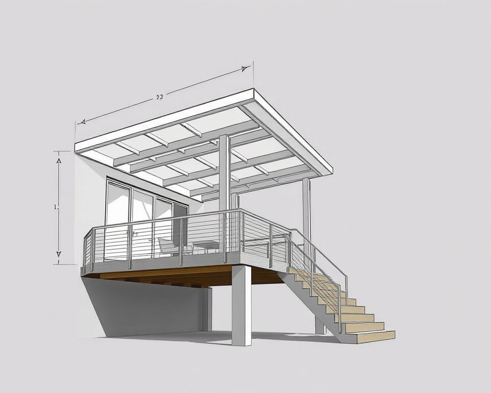 Baugenehmigung Terrassenüberdachung Größe