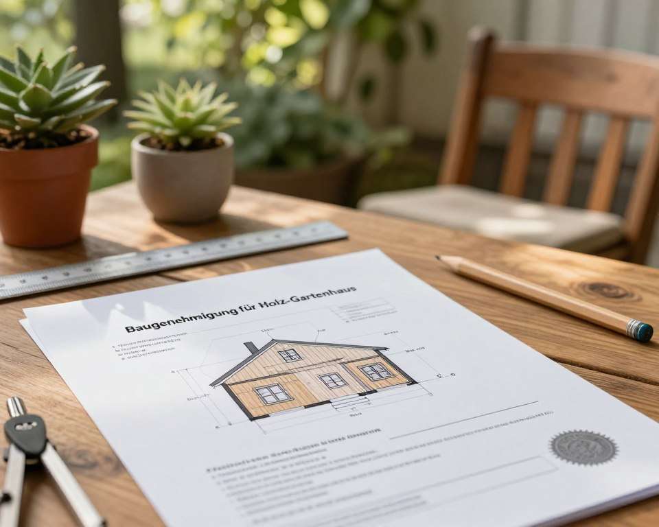 Baugenehmigung für Holz-Gartenhaus