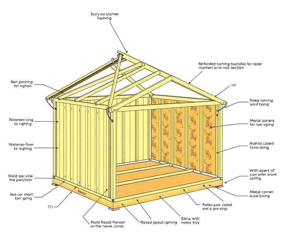 Bauliche Aspekte Gerätehaus Konstruktion
