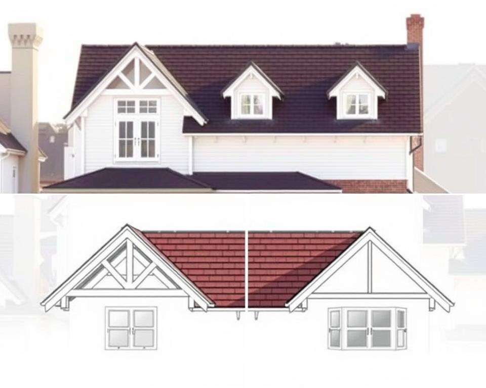 Bauliche Eigenschaften Satteldach Pultdach Vergleich