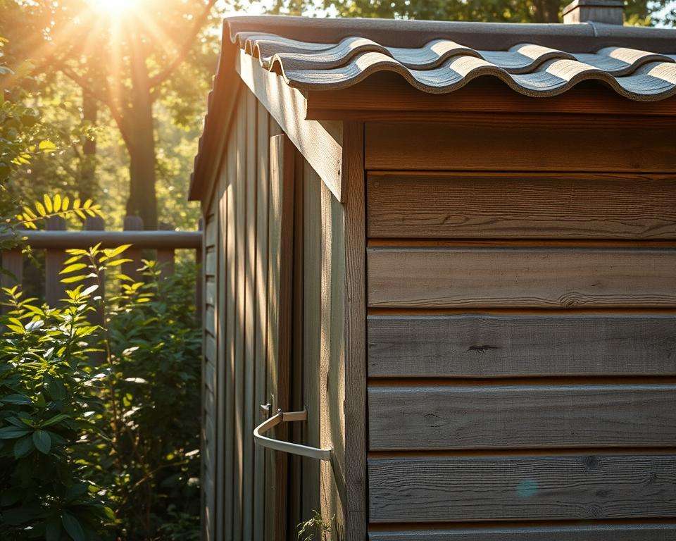 Bauliche Maßnahmen Schuppen Abdichtung