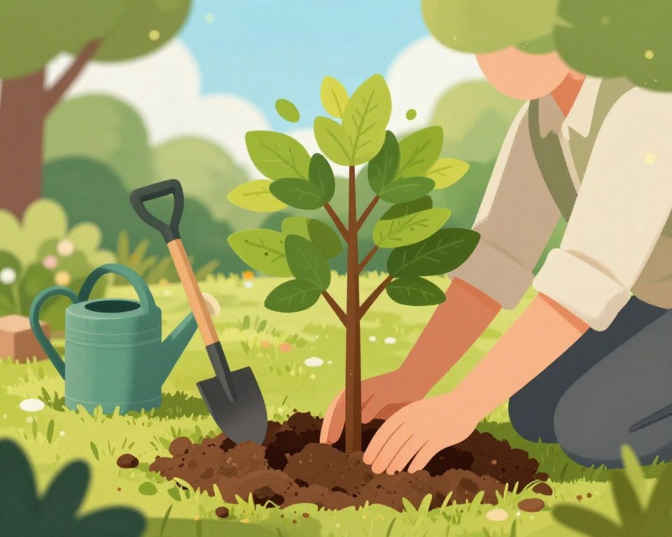 Baum einpflanzen Anleitung