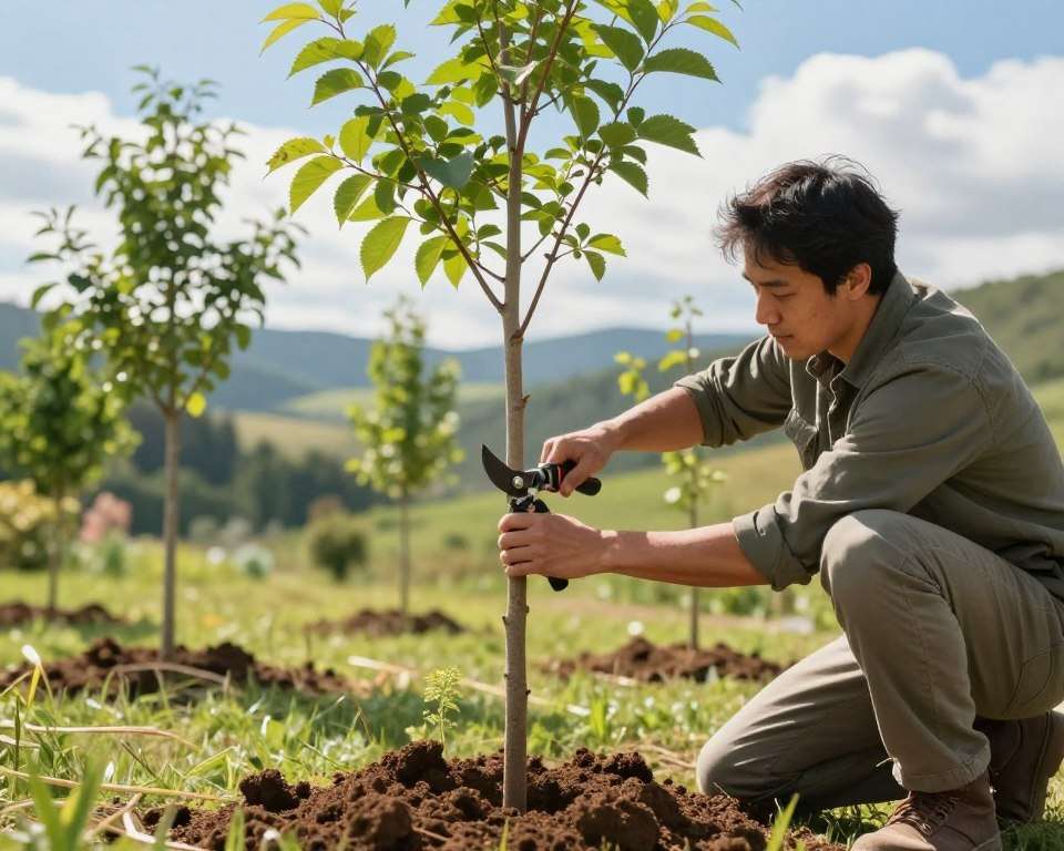 Baumpflanzung Tipps Schnittmaßnahmen