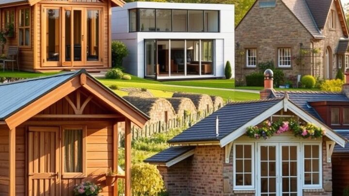 Welche verschiedenen Bauweisen gibt es beim Bau von Gartenhäusern?