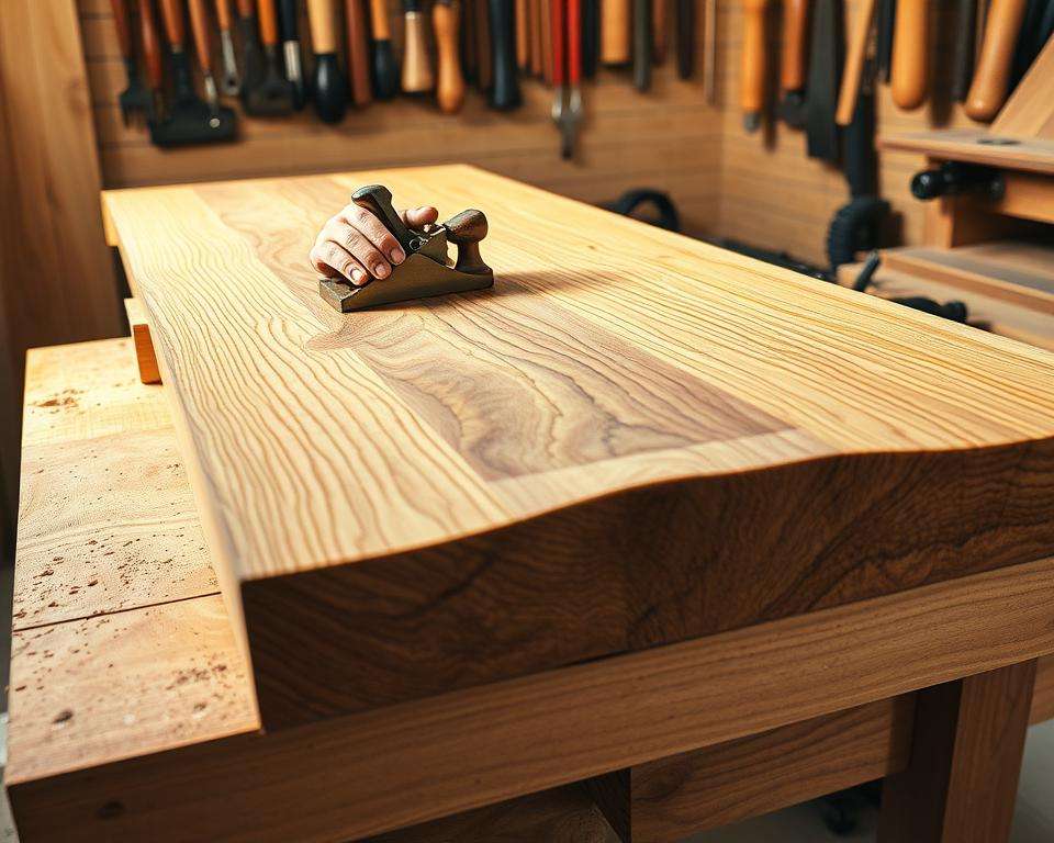 Bearbeitung von Eichenholz