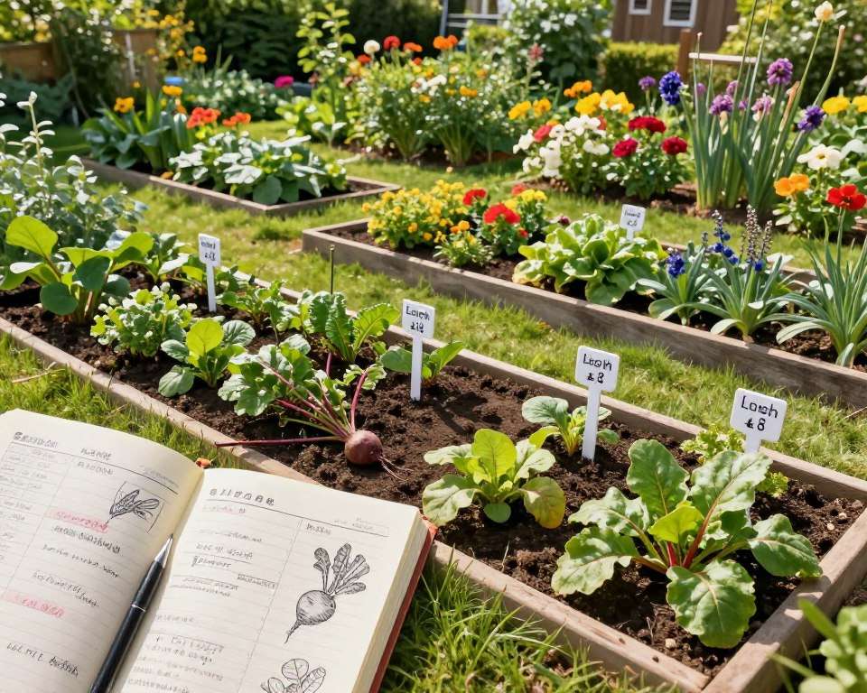 Beetplanung und Pflanzabstände Beetplanung und Pflanzabstände