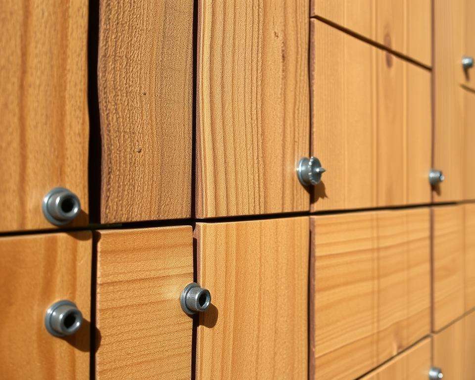 Befestigungsvarianten für Holzfassade