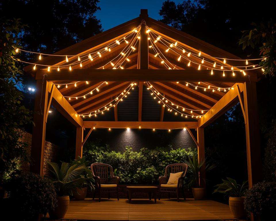 Beleuchtung Pavillon