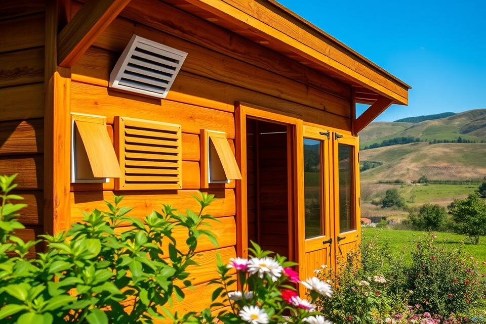 Belüftung Holz-Gartenhaus: Richtig lüften & schützen