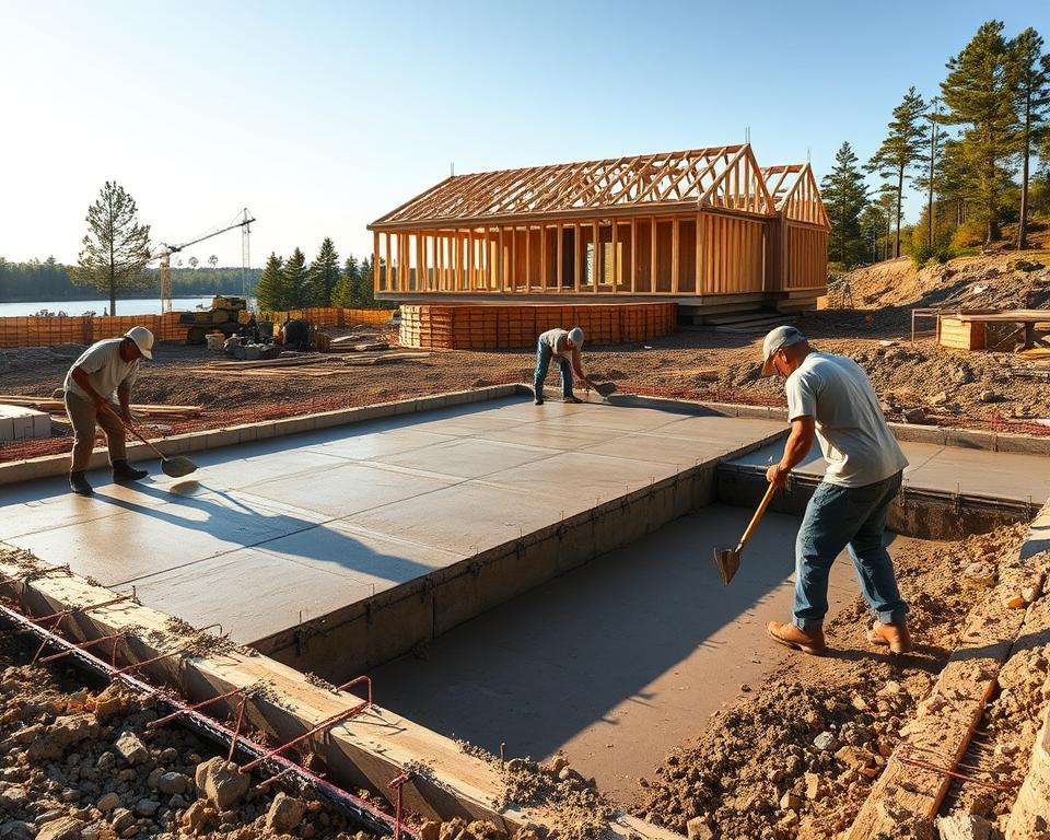 Betonarbeiten Fundamentierung