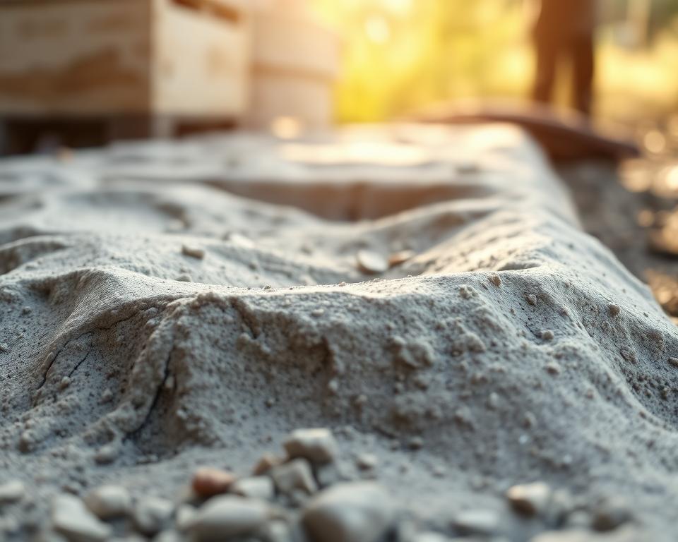 Betonmischung für Gartenhaus-Fundament